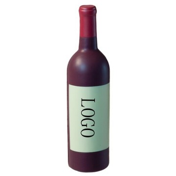 PU White Wine Bottle Stress Reliever